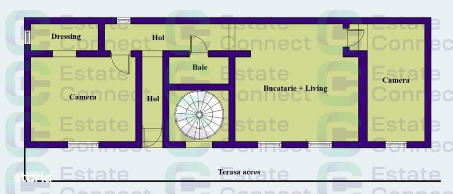 Apartament cu 3 camere decomandat în Ultracentral
