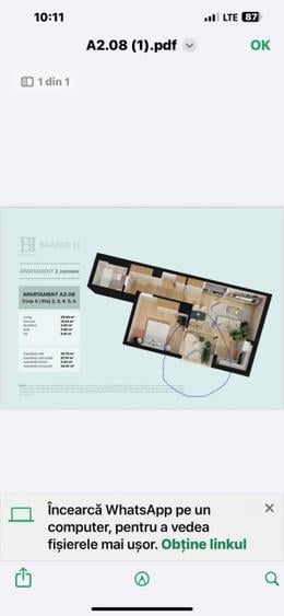Apartament cu 2 camere decomandat în Take Ionescu