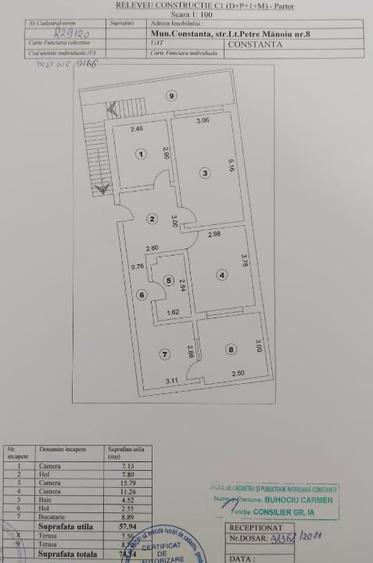 Casă cu 5 camere cu Canalizare în Palas