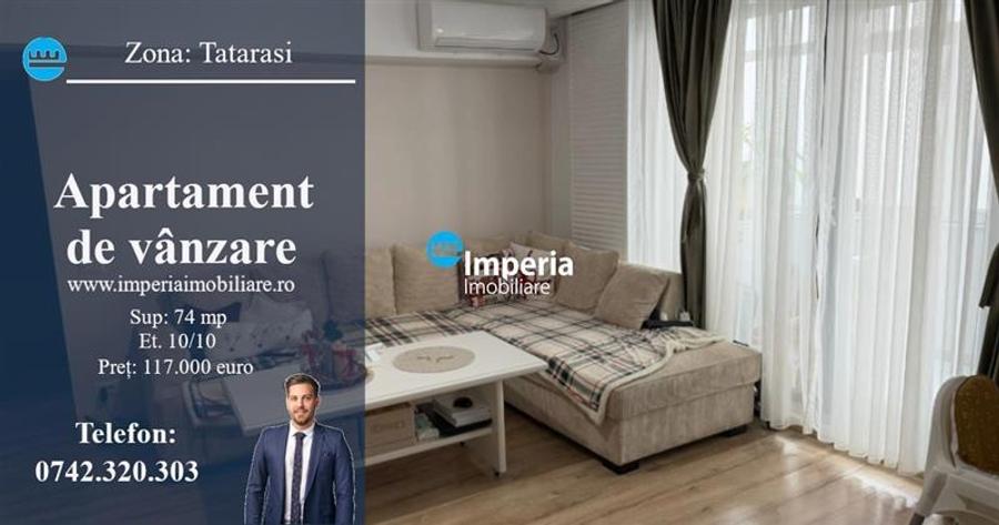 Apartament cu 3 camere semidecomandat, mobilat în Tătărași