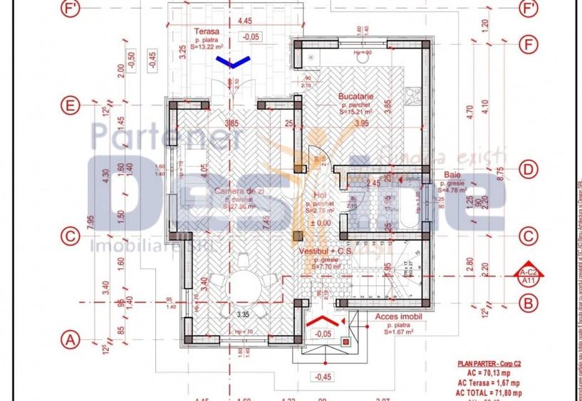 Casă individuală cu 4 camere cu Teren 407 Mp în Miroslava