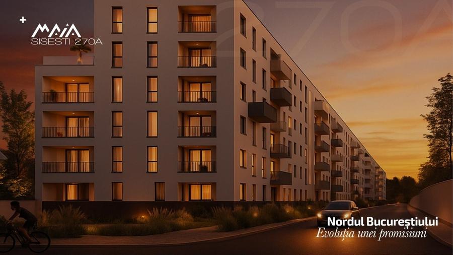 Apartament cu 3 camere decomandat în Sisești