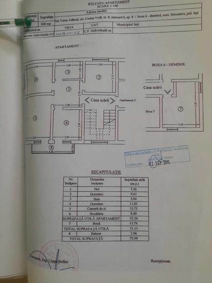 Apartament cu 3 camere decomandat în Valea Adâncă
