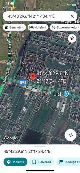 Teren Construcții intravilan de 3040 mp, în Moșnița Nouă