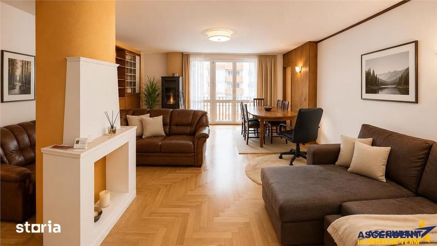 Apartament cu 3 camere decomandat, mobilat în Centrul Civic