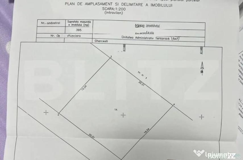 Teren în Ghercești