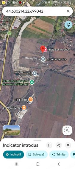 Teren de 3700 mp, în Central
