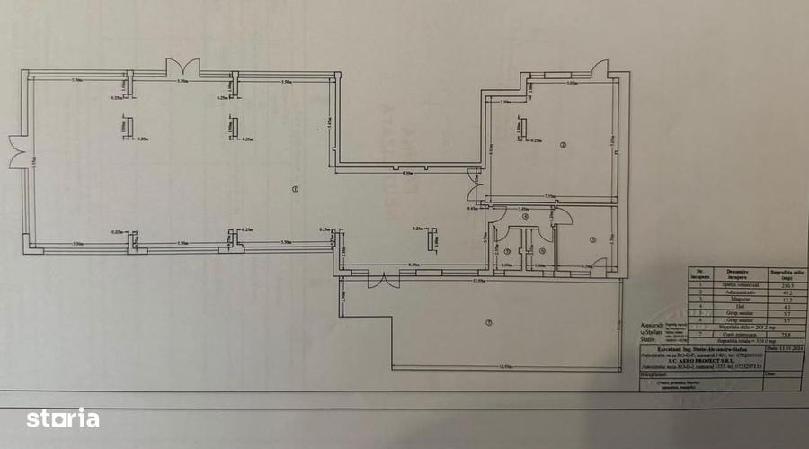 Spațiu comercial, de 280 mp, în Central