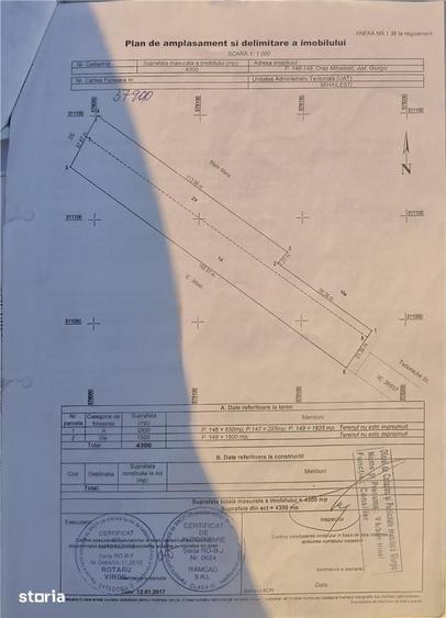 Casă cu 3 camere cu Teren 4300 Mp în Central