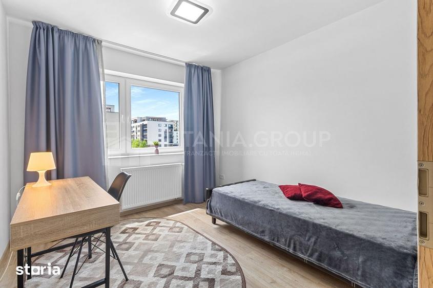 Apartament cu 3 camere, mobilat în Tractorul