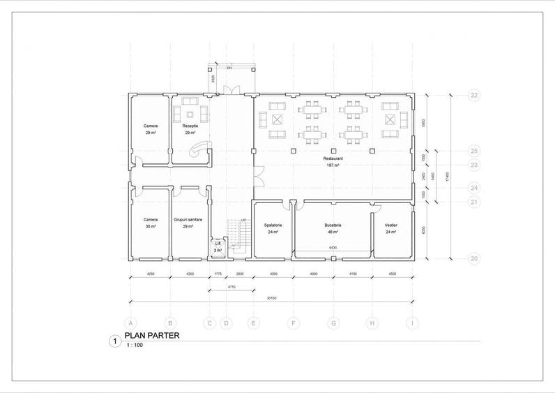 Spațiu comercial, de 1,800 mp, în Balotești