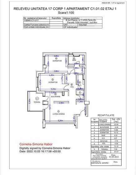 Chiriaș deja în apartament – Încasezi chiria din prima zi! | 3 camere Pipera - R - 11