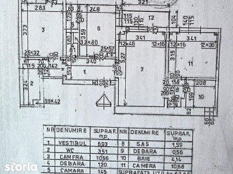 Apartament cu 3 camere semidecomandat în Obor