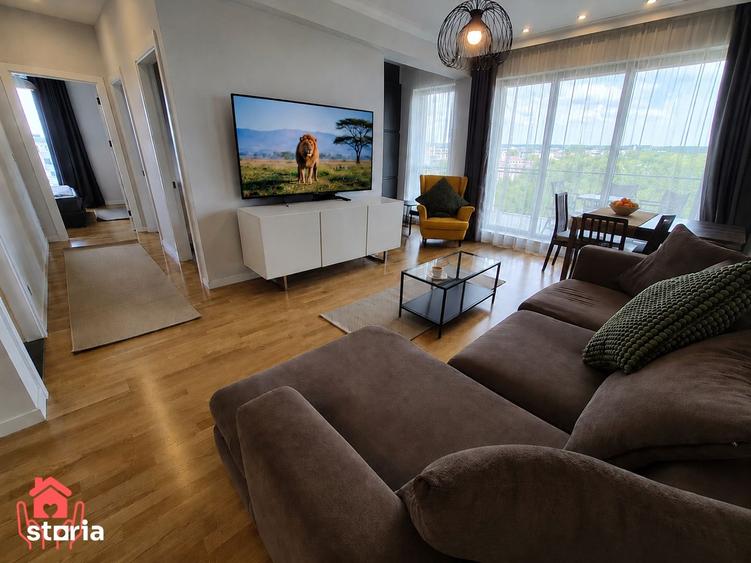 Apartament cu 3 camere, mobilat în Dămăroaia