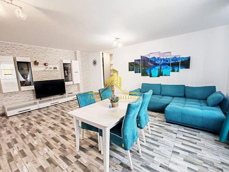 Apartament cu 2 camere semidecomandat, mobilat în Florești