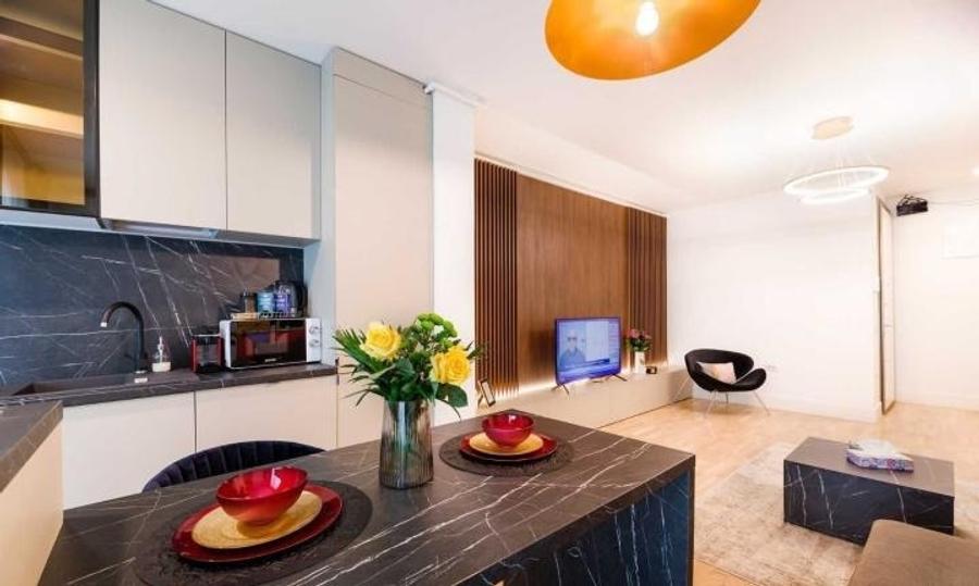Apartament cu 2 camere semidecomandat, mobilat în Barbu Văcărescu