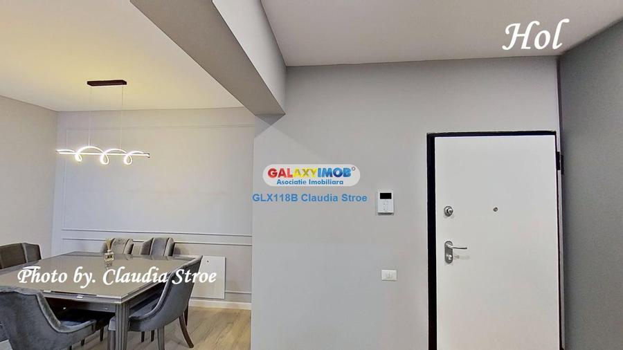 Apartament cu 3 camere semidecomandat, mobilat în Pipera