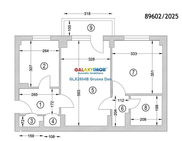 Apartament cu 2 camere decomandat, mobilat în Obor