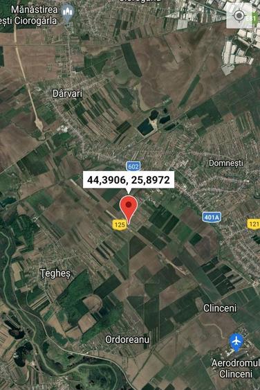 Teren Construcții intravilan de 800 mp, în Țegheș