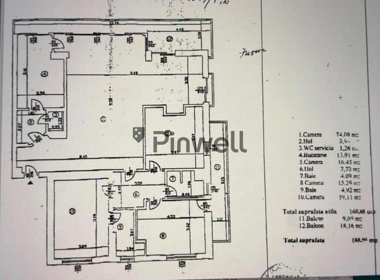 Apartament cu 4 camere decomandat în Primăverii