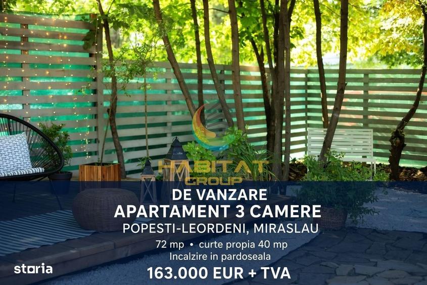 Vanzare Apartament 3 camere cu curte apx 92 mp Popesti Leordeni - 6