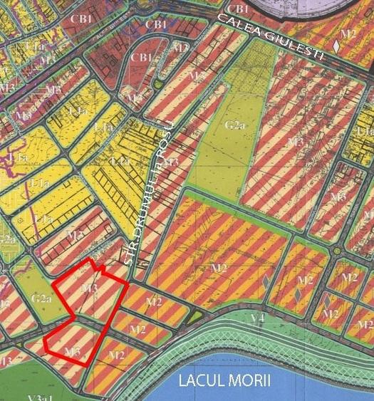 Teren Construcții intravilan de 28000 mp, în Lacul Morii