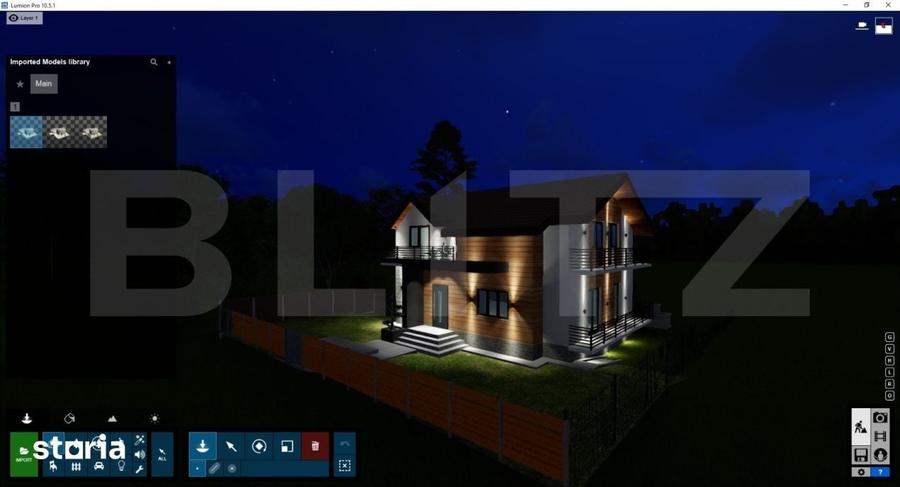 Casă cu 5 camere cu Teren 578 Mp în Bârnova