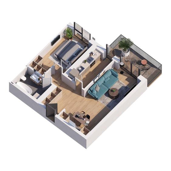 Apartament cu 2 camere la 5 minunte de metrou - 8