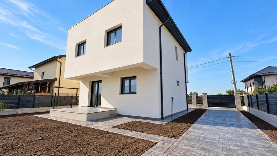 Casă individuală cu 4 camere cu Teren 400 Mp în Berceni
