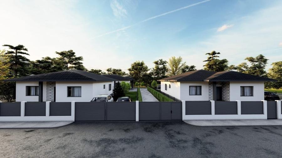 Casă individuală cu 4 camere cu Teren 685 Mp în Ostratu