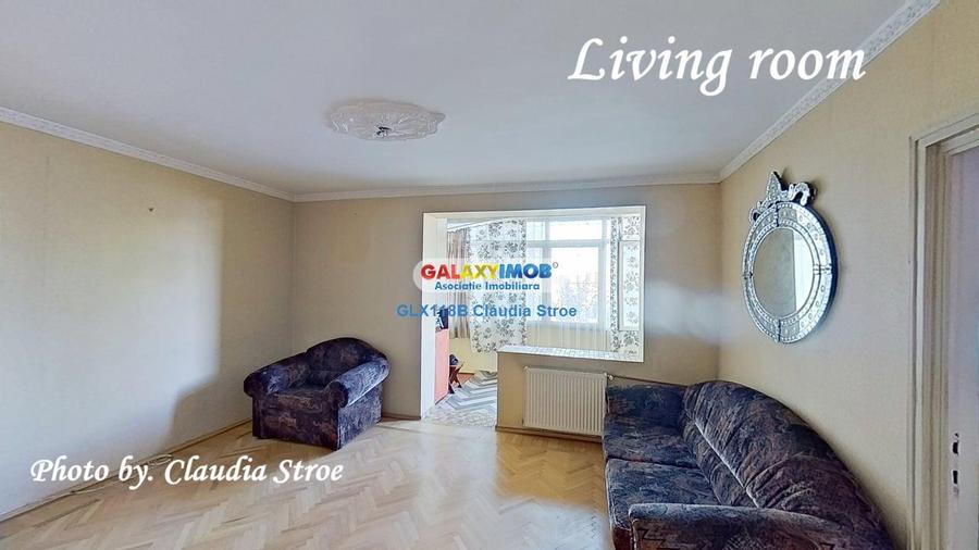 Apartament cu 2 camere semidecomandat, mobilat în Romană