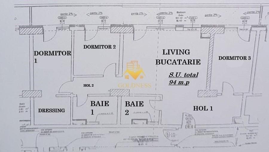 Apartament cu 4 camere decomandat în Central
