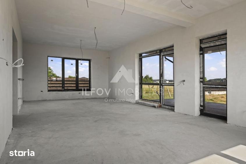 Casa 142mp, 750mp teren, Ghermanesti Snagov, padure, utilitati - 1