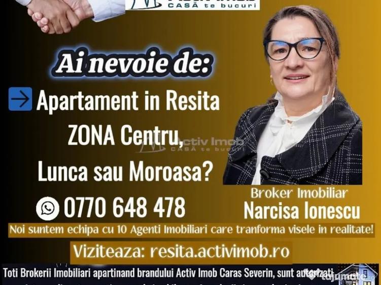 Apartament cu 3 camere decomandat în Central