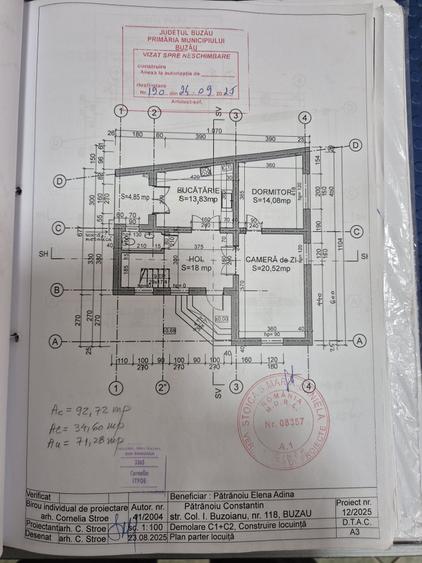 Casă cu 4 camere în Central