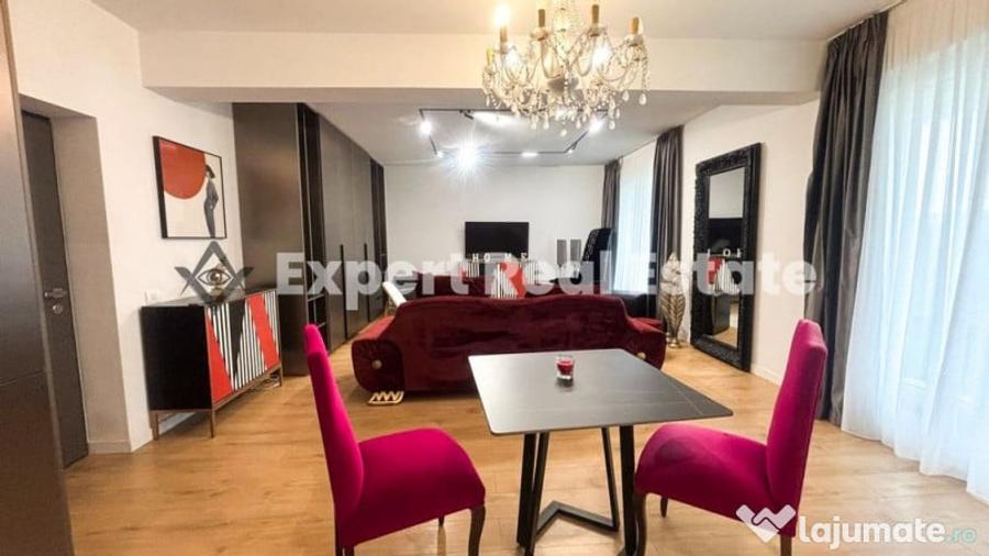 Apartament cu 2 camere semidecomandat, mobilat în Tunari