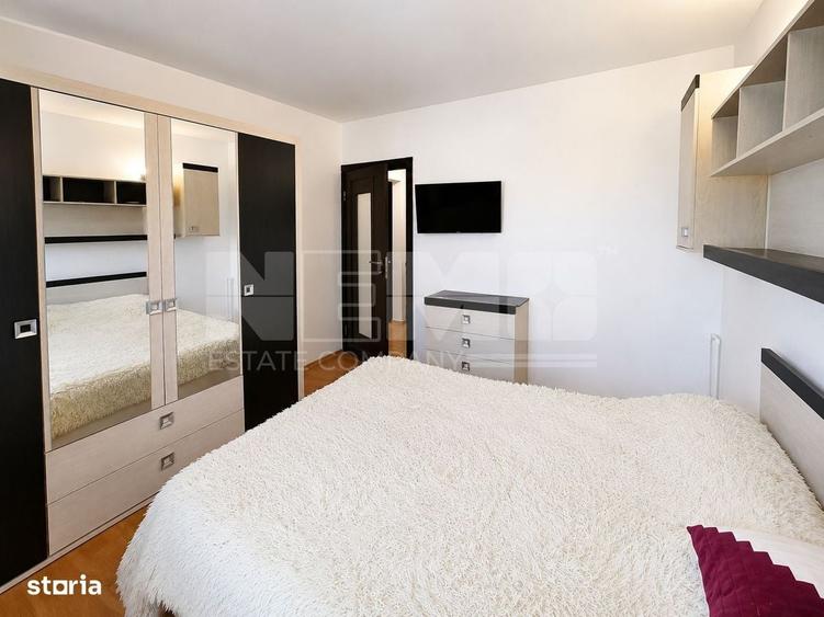Apartament cu 3 camere semidecomandat în Central