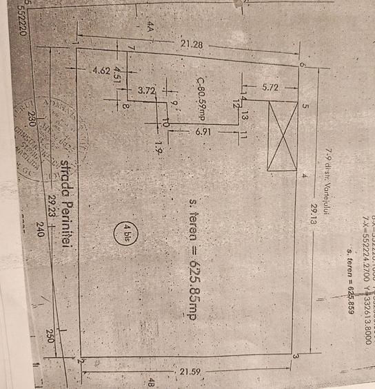 Teren Construcții intravilan de 638 mp, în Alexandriei