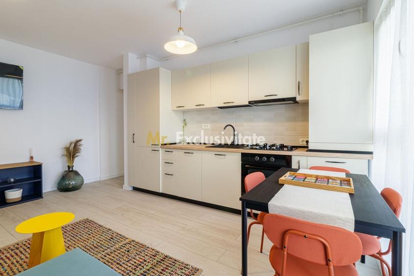 Apartament cu 2 camere semidecomandat, mobilat în Nord-Vest