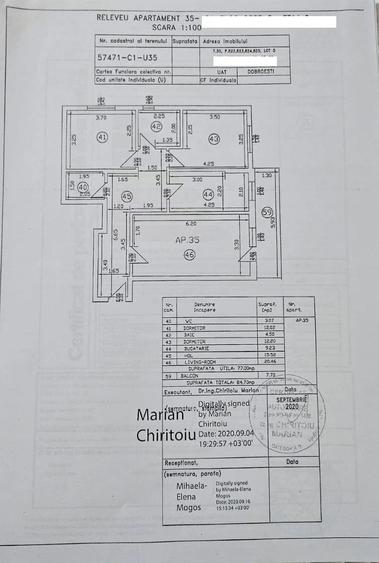 Apartament cu 3 camere decomandat în Fundeni