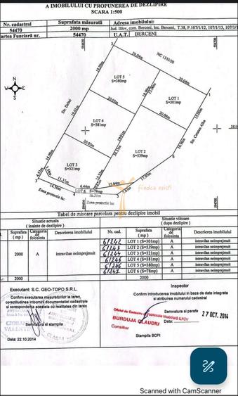 Teren Construcții intravilan de 2000 mp, în Berceni