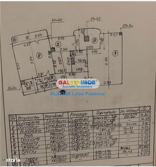 Apartament cu 2 camere decomandat, mobilat în 13 Septembrie