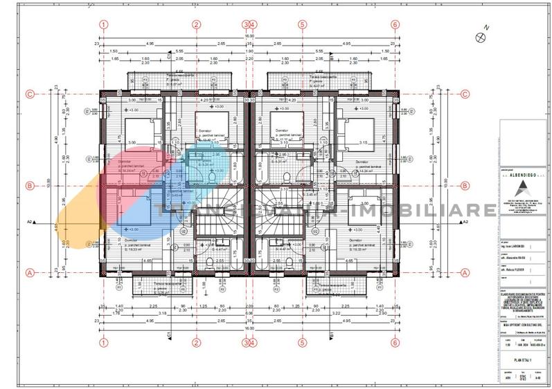 Duplex cu 4 camere cu Canalizare în Chinteni
