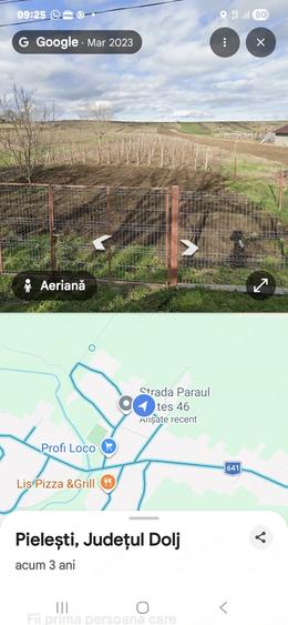 Teren de 861 mp, în Pielești