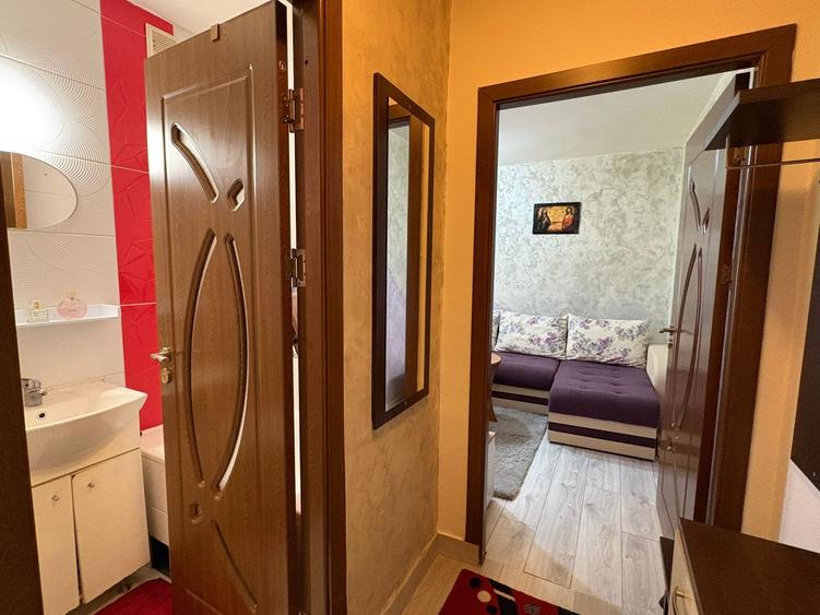 Apartament cu 2 camere semidecomandat, mobilat în Mureșeni