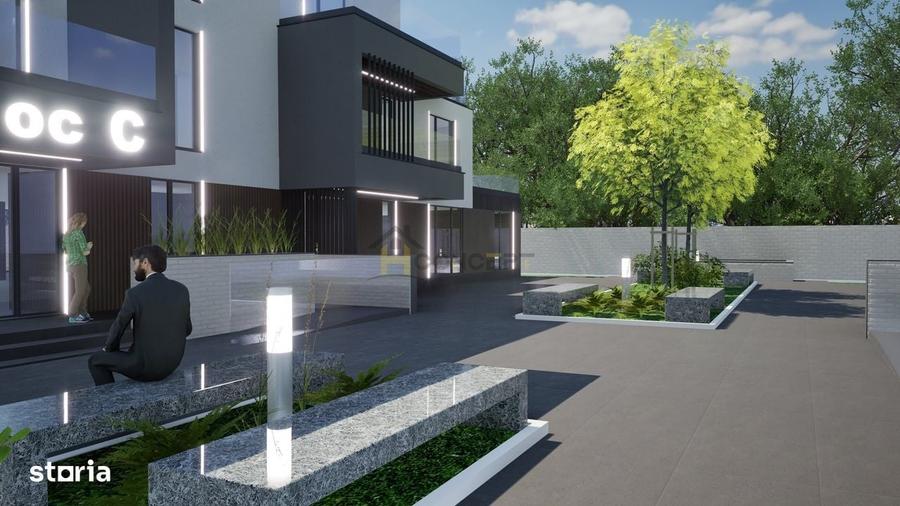 Pipera, Zona de Nord, 2 camere + terasa, imobil nou - 5