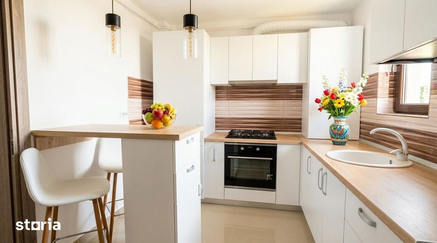Apartament cu 2 camere, mobilat în Nord