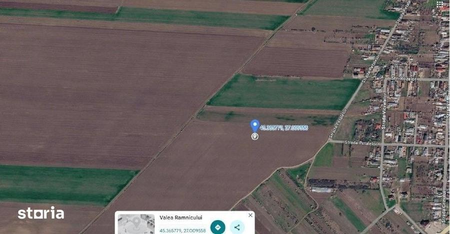 Teren de 10000 mp, în Valea Râmnicului