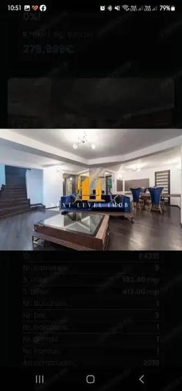 Casă cu 5 camere cu Teren 413 Mp în Central