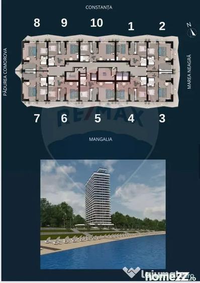 Apartament cu 2 camere decomandat în Olimp